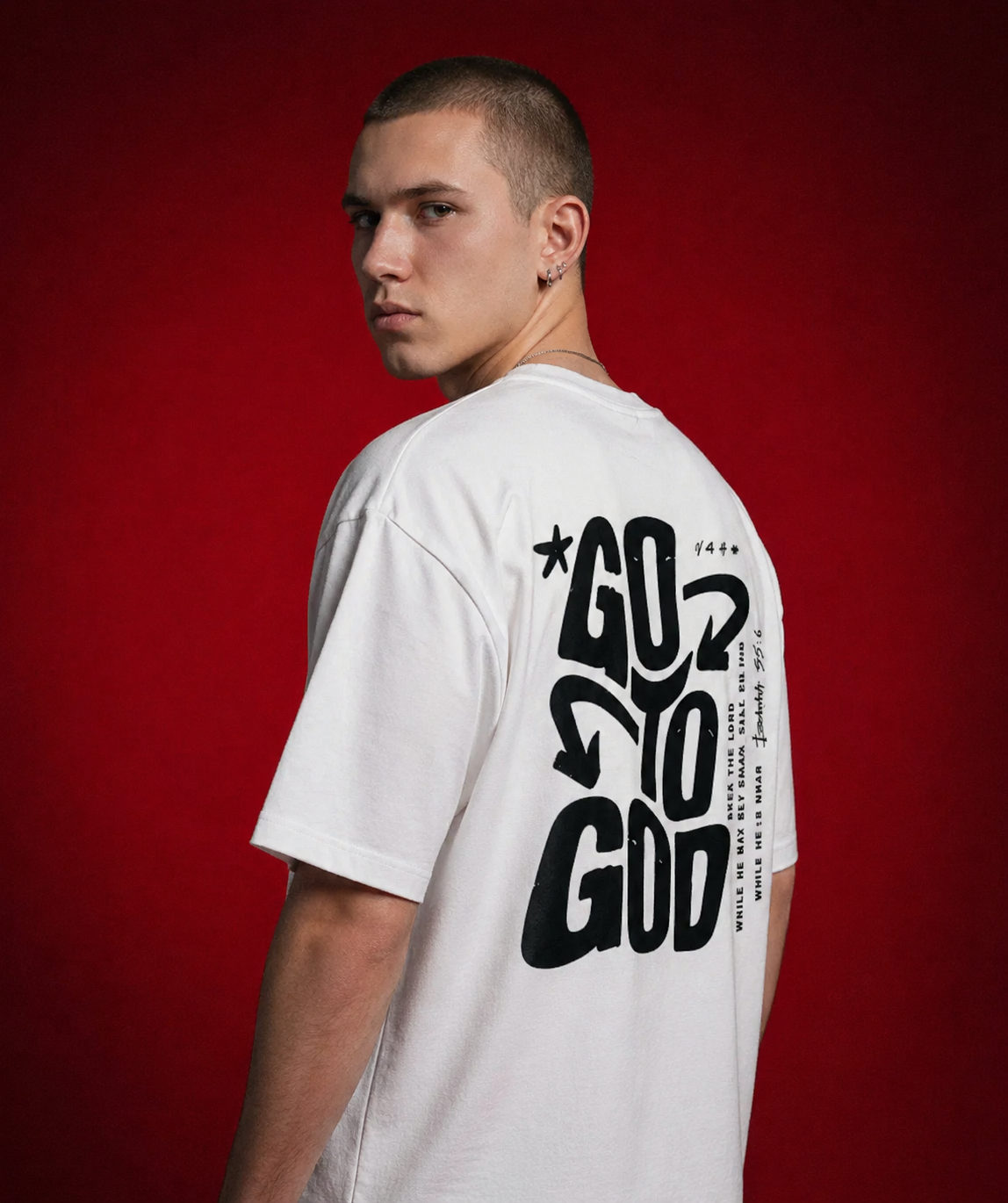 Go to God Oversized Tee