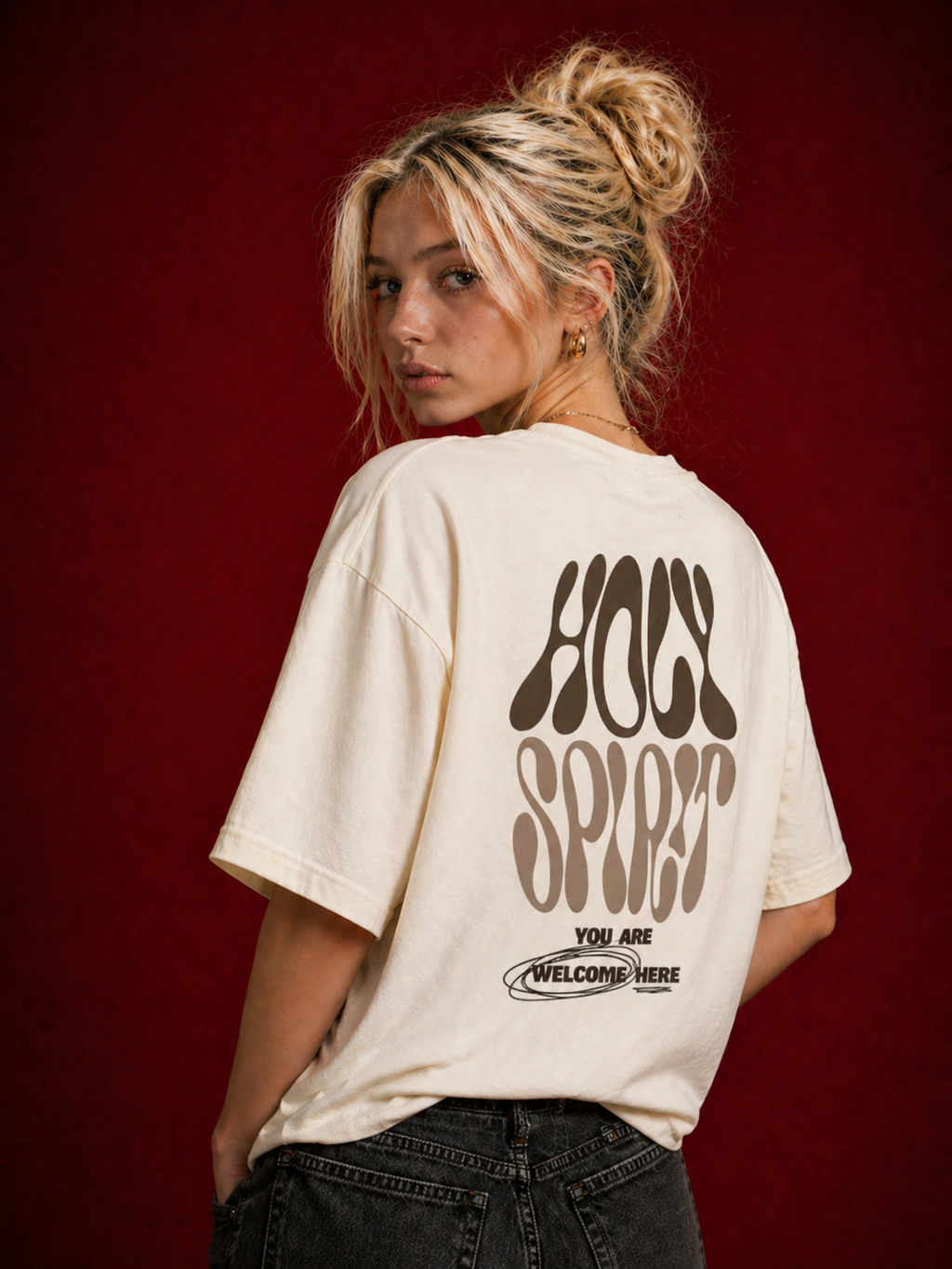 holy spirit Oversized Tee