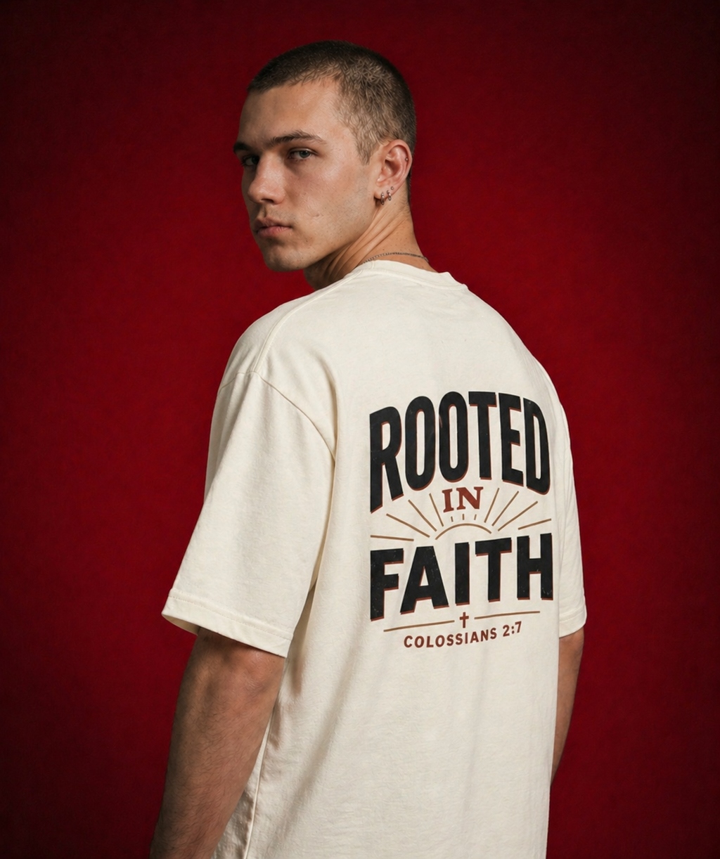 Rooted in faith Oversized Tee